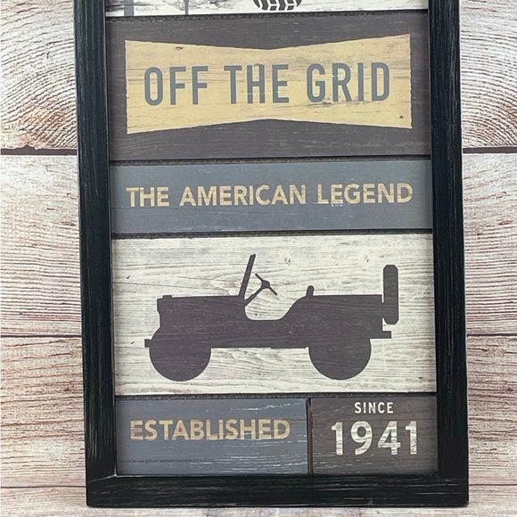 9”x29” Jeep Wall Room Decor For Home - NEW - Picture 2 of 4